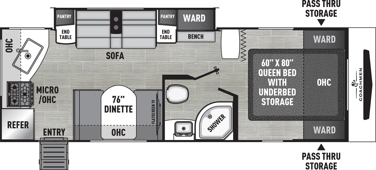 Freedom Express Select 247SE Floorplan